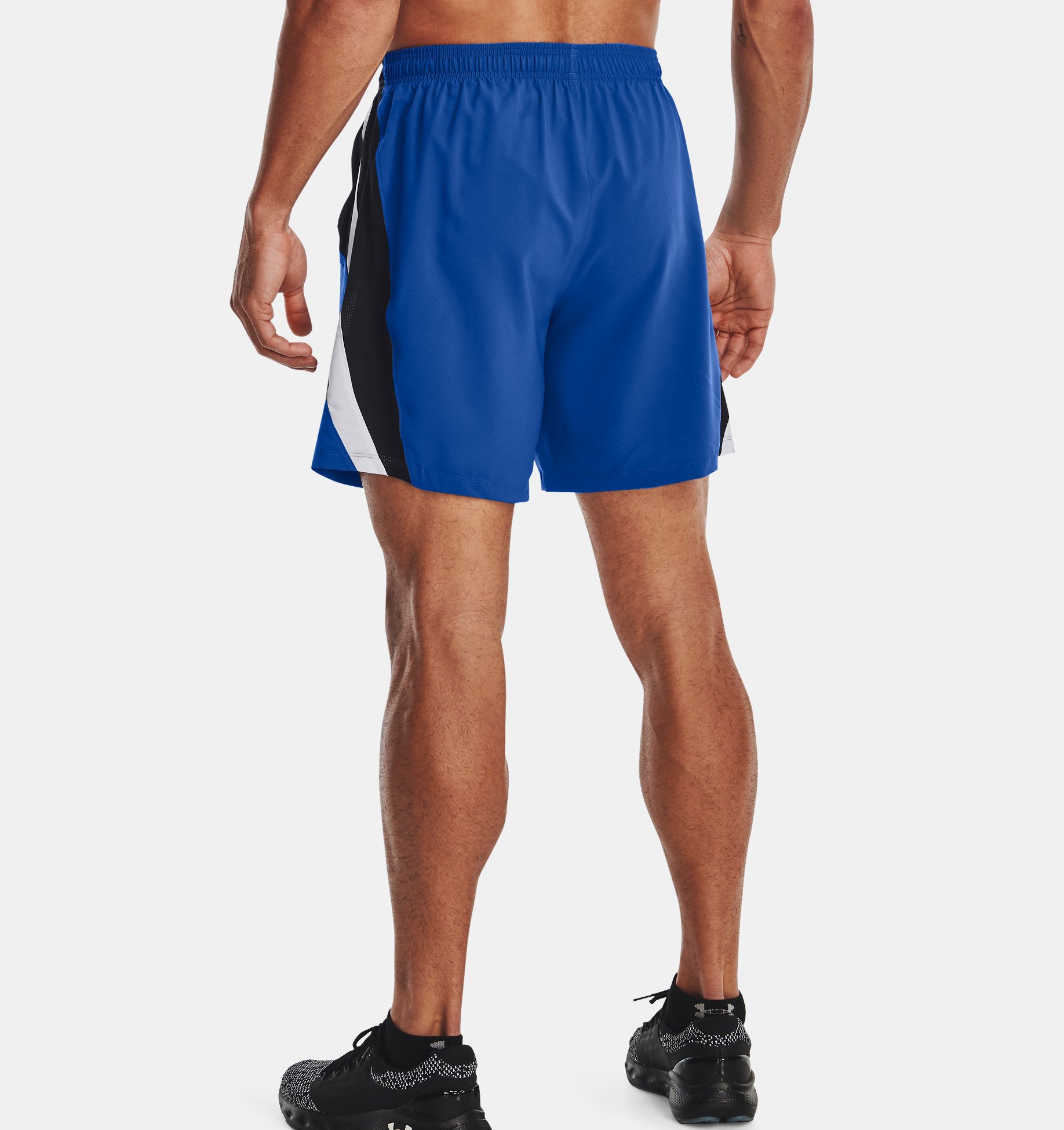 Size LARGE Blue Clearance Under Armour Launch SW 7 Inch Mens Running Shorts 
